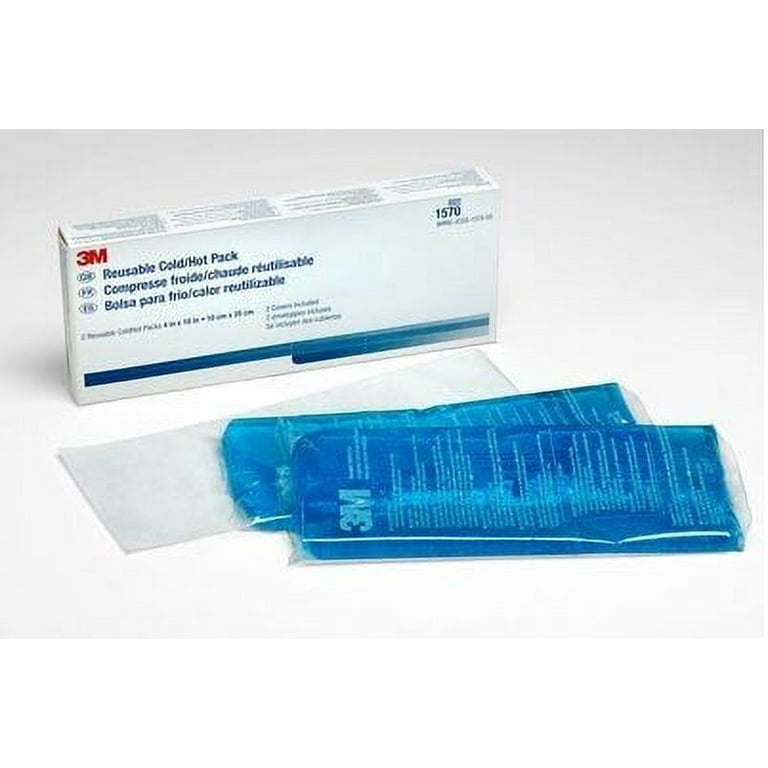 3M Hot / Cold Therapy Pack Reusable 4 x 10 inch, 1570 - Pack of 2
