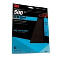 thumbnail image 1 of 3M Imperial Wetordry Sheet, 9" x 11", P500A - Sandpaper Wod - Used in Wet Sanding, 5/pack, sold by pack, 1 of 2