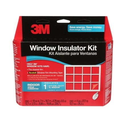 3M Indoor Oversized Window Insulator Kit, 1 Kit