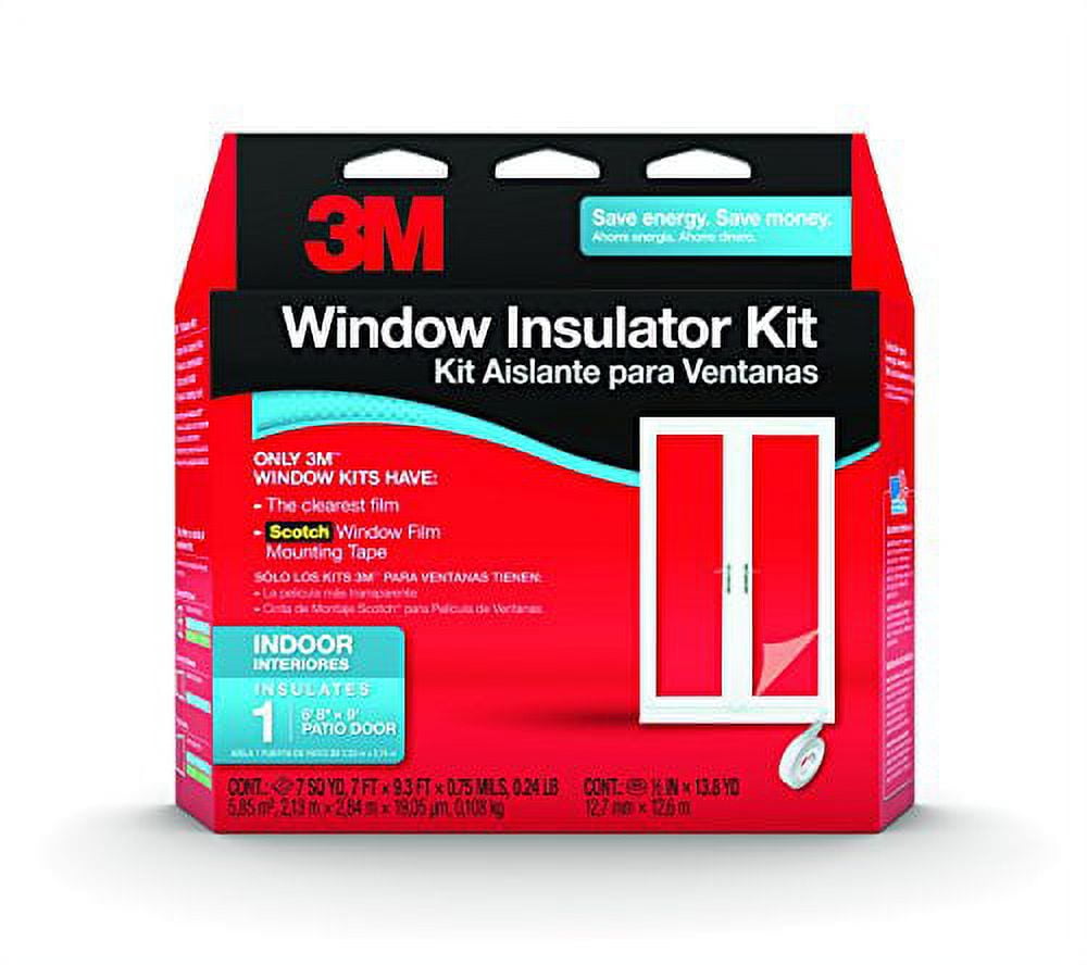 3M Indoor Patio Door Insulator Kit, 1Patio Door (2144W)