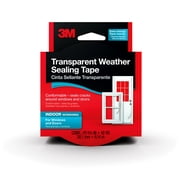3M Indoor Transparent Weather Sealing Tape, Clear, 1 1/2 inch x 10 yard, 1 Roll