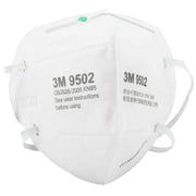 3M KN95 9502+ Particulate Respirator, 50-Pack