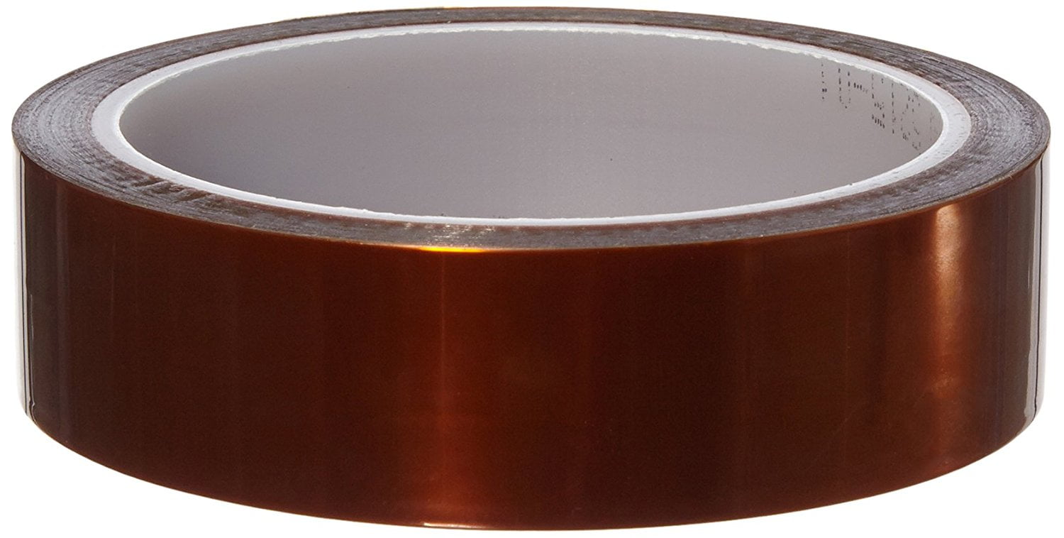 3M Kapton 5413 Amber Insulating Tape 1 in Width x 36 yd Length 2.7 mil Thick Electrically & Thermally Insulating 1617