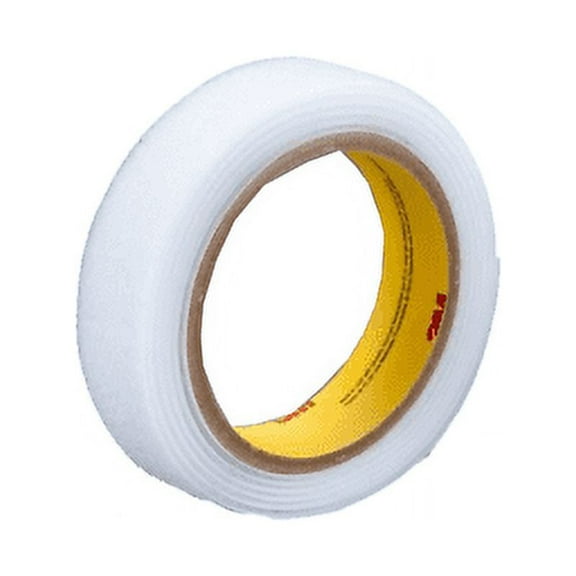 3M Loop Fastener SJ3401, White, 1 in x 50 yd