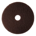 thumbnail image 1 of 3M Low-Speed High Productivity 7100 17" Brown Floor Pads, 5 count, 1 of 2