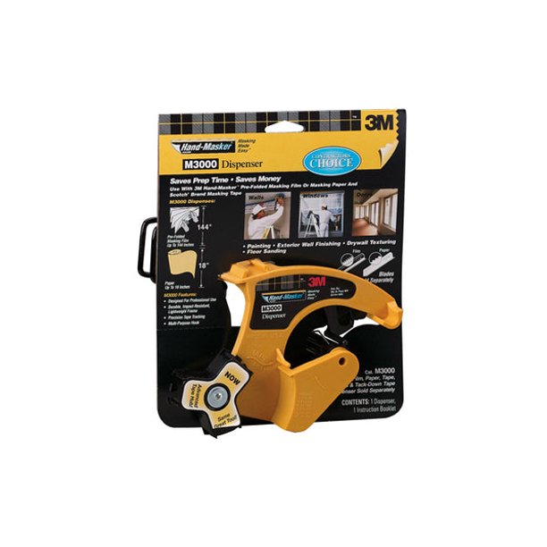 3M M3000 Hand Masker Heavy Duty Masking Paper Dispenser