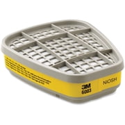 3M, MMM6003, 6003 Organic Vapor/Acid Gas Cartridge, 2 / Pack, Gray,Yellow