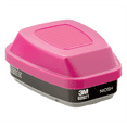 thumbnail image 1 of 3M, MMM60921, 60921 Organic Vapor Cartridge/Filter, 2, Black,Pink, 1 of 3