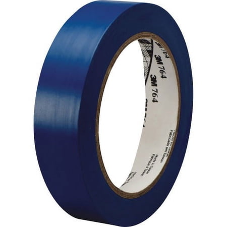 3M, MMM764136BLU, General-purpose 764 Color Vinyl Tape, 1 Roll, Blue