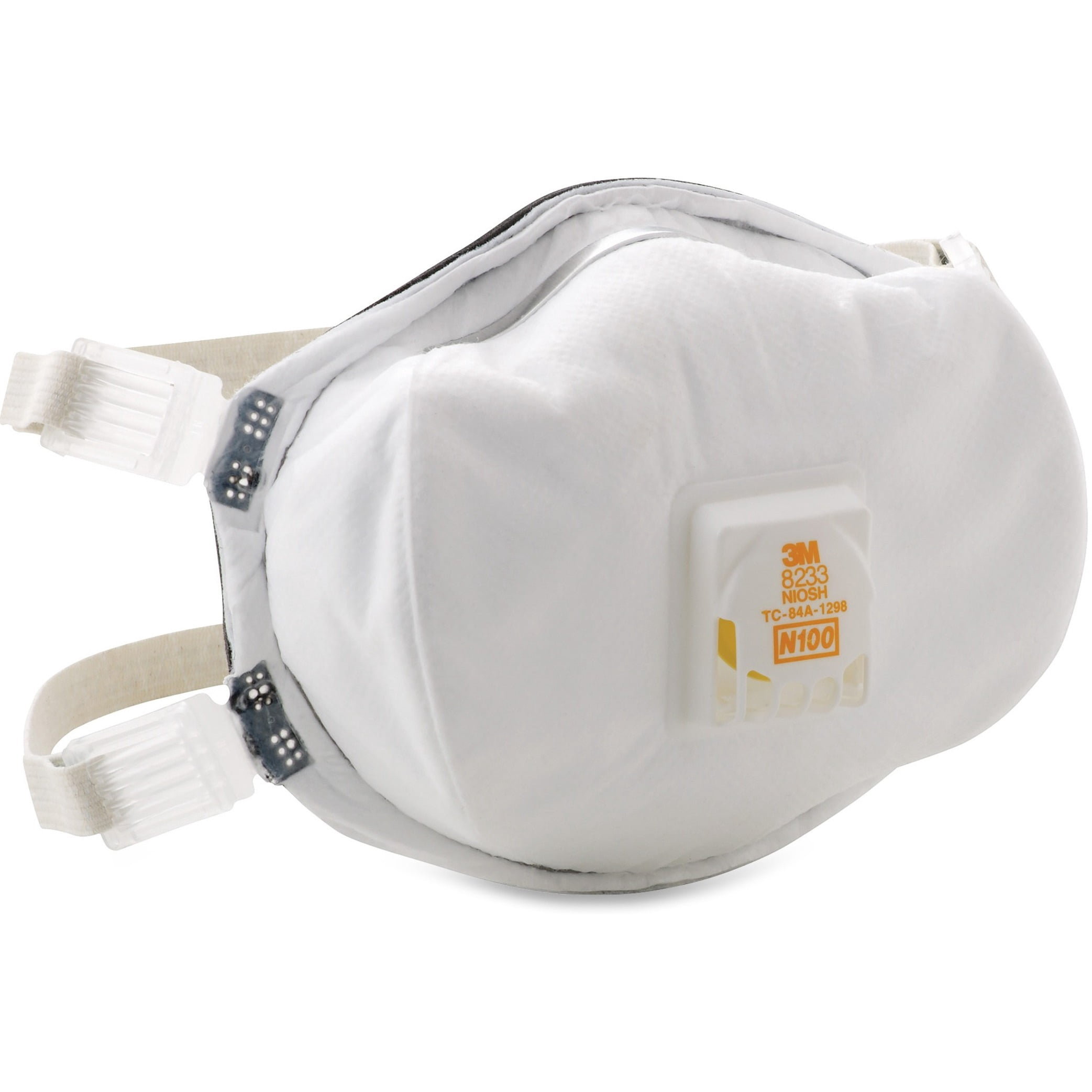 3M, MMM8233, N100 Particulate Respirator, 1 Each, White - Walmart.com