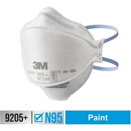 product image of 3M, MMM9205P20DC, Aura N95 Particulate Respirator 9205, 20 / Pack, White