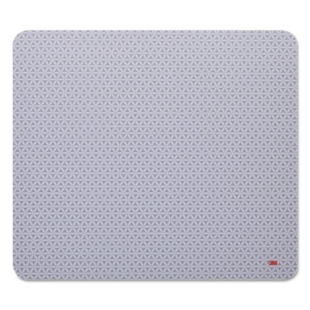 3M MP114-BSD1 9 in. x 8 in. Precise Mouse Pad with Nonskid Back - Gray Bitmap