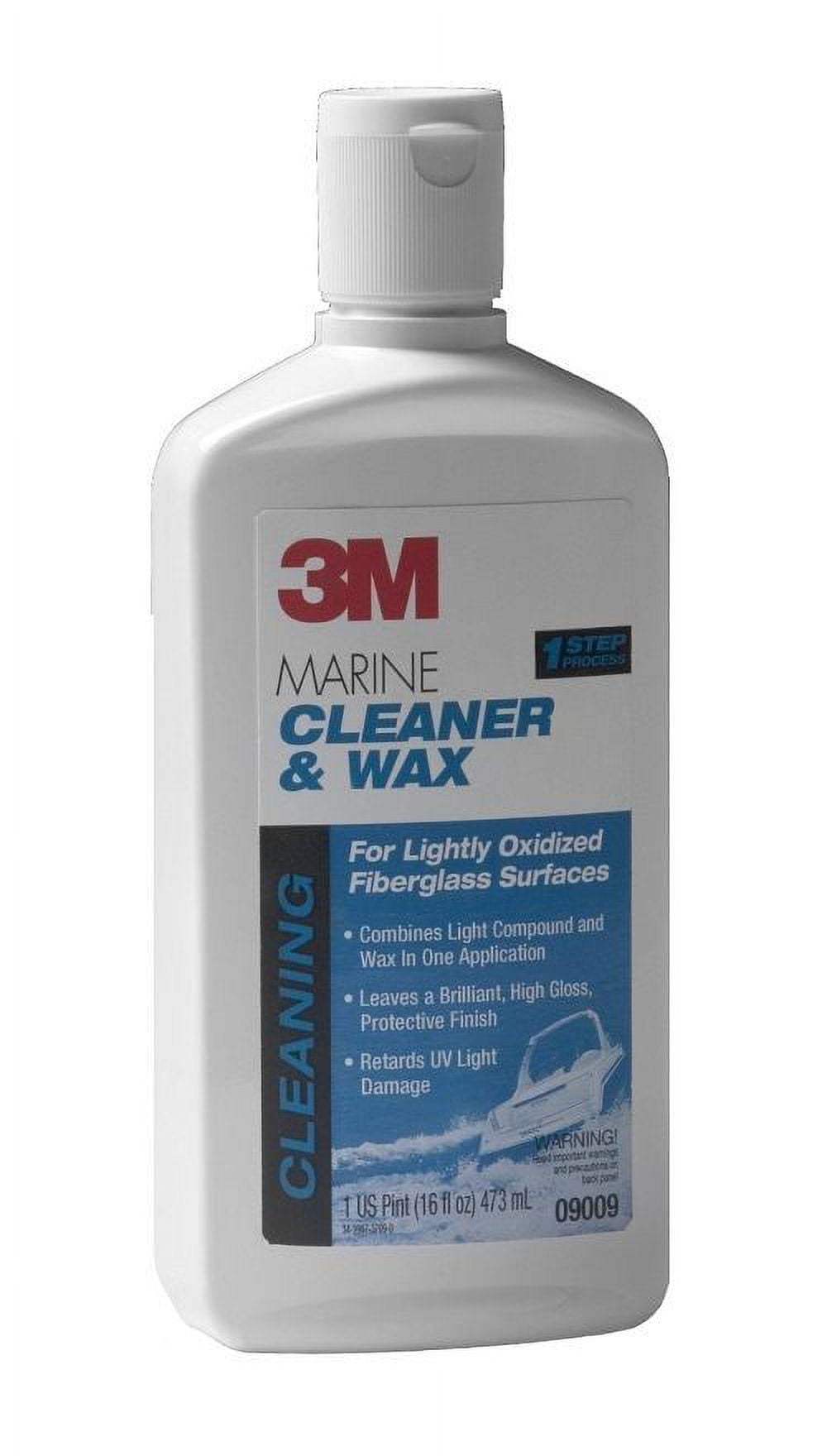 3M Marine One Step Cleaner & Wax 16oz 09009