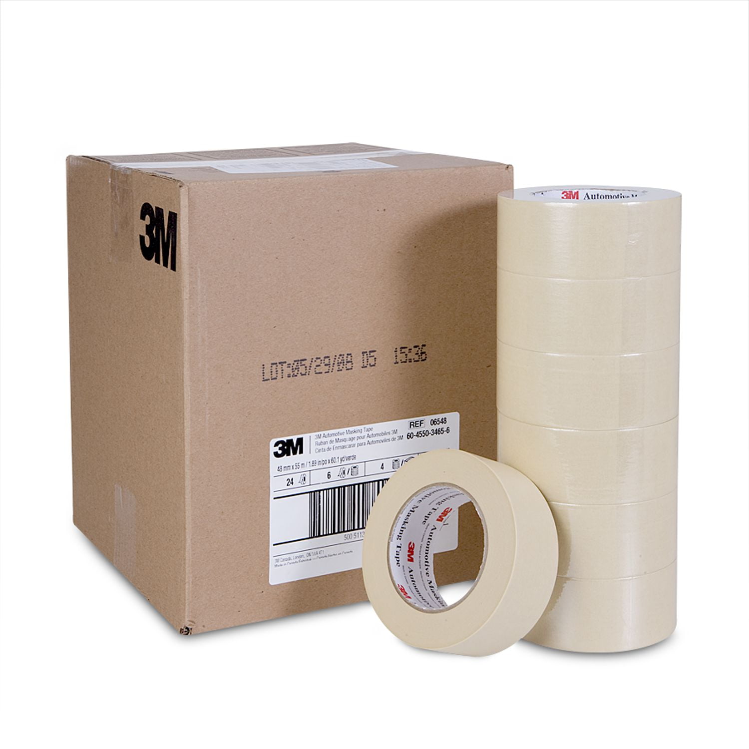 3M Masking Tape 2308, 48 mm x 55 m A general purpose masking tape for  holding, bundling, sealing, roll, sold by roll