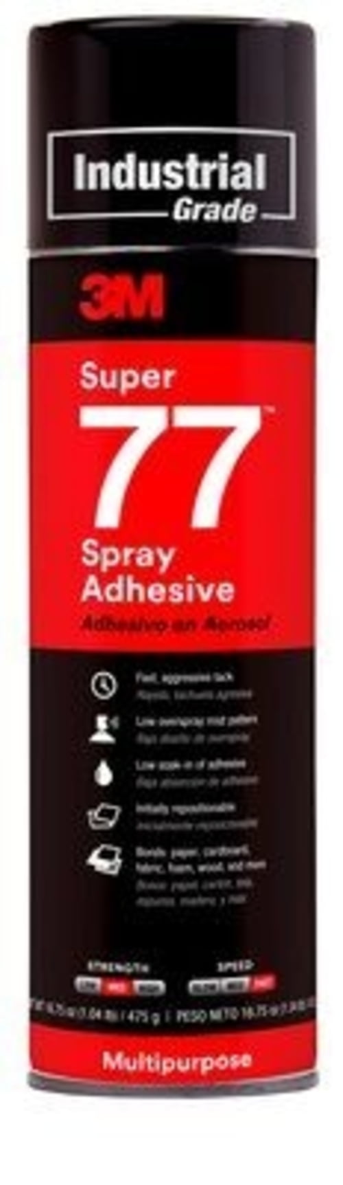 3M Mco 21210 Super 77 Mltipurp Adhsve Aero 24Oz 12/Cs MCO 21210