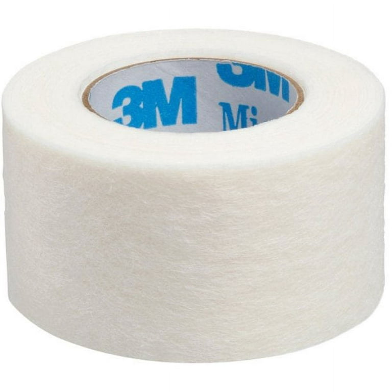 3M Micropore Skin Friendly Paper Medical Tape NonSterile 1/2 inch x 10 Yards, 6 Pack