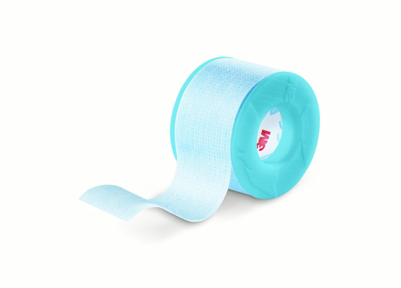3M Medical Tape Skin Friendly Silicone 2 Inch X 51/2 Yard Blue