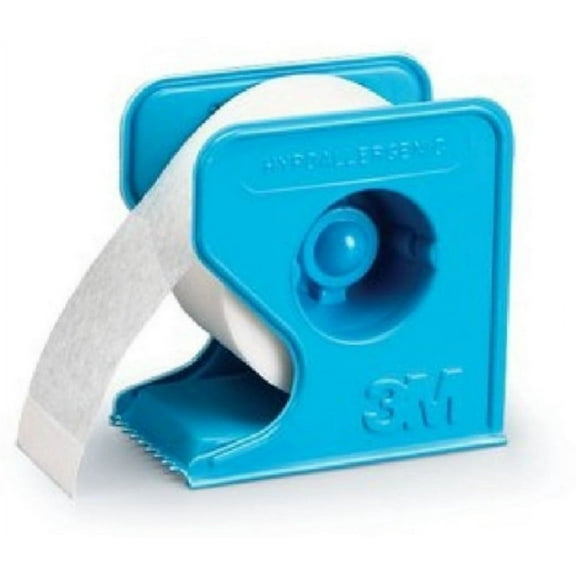 3M Medical Tape with Dispenser Micropore Skin Friendly Paper 2" X 10 Yard White NonSterile, 6 Each