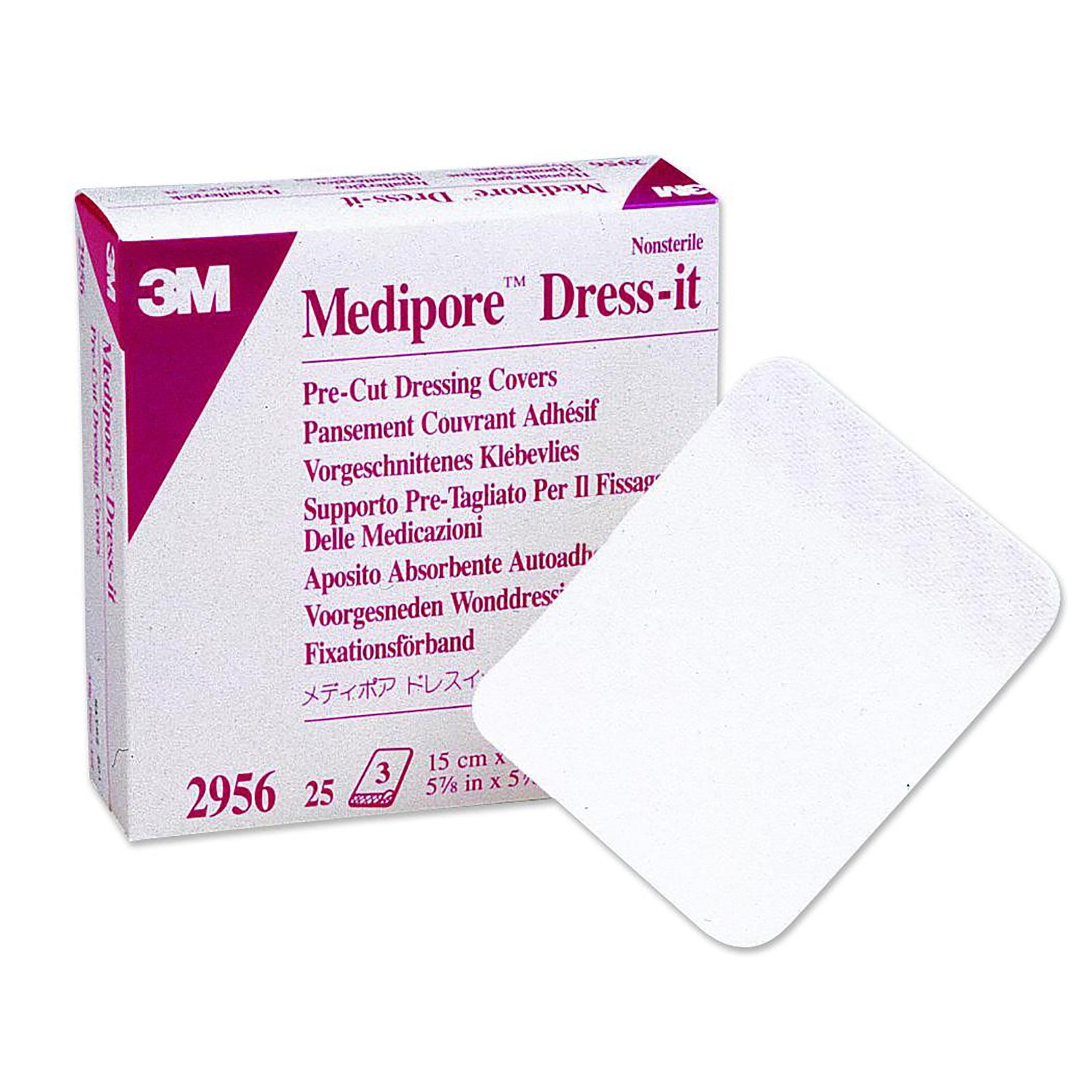 3M Medipore Dress-It Wound Dressing Cover, Adhesive Pre-Cut Cloth, 5 7/8 x 5 7/8 in, 25 Count, 4 Packs, 100 Total - Walmart.com 3M Medipore Dress-It Wound Dressing Cover, Adhesive Pre-Cut Cloth, 5 7/8 x 5 7/8 in, 25 Count, 4 Packs, 100 Total - Walmart.com