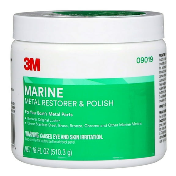 3M Metal Restorer and Polish, 09019, 18 oz Paste, 6 per case