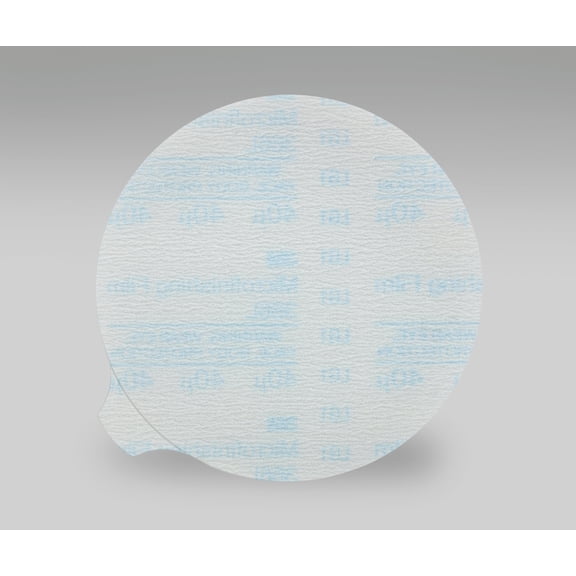 3M Microfinishing PSA Film Disc 366L, 60 Mic, Type D, Red, 6 in x NH, Die 600Z, 50 per inner, 500 per case