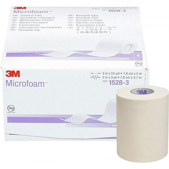 3M Microfoam Tape, 3" Wide, 4 Count