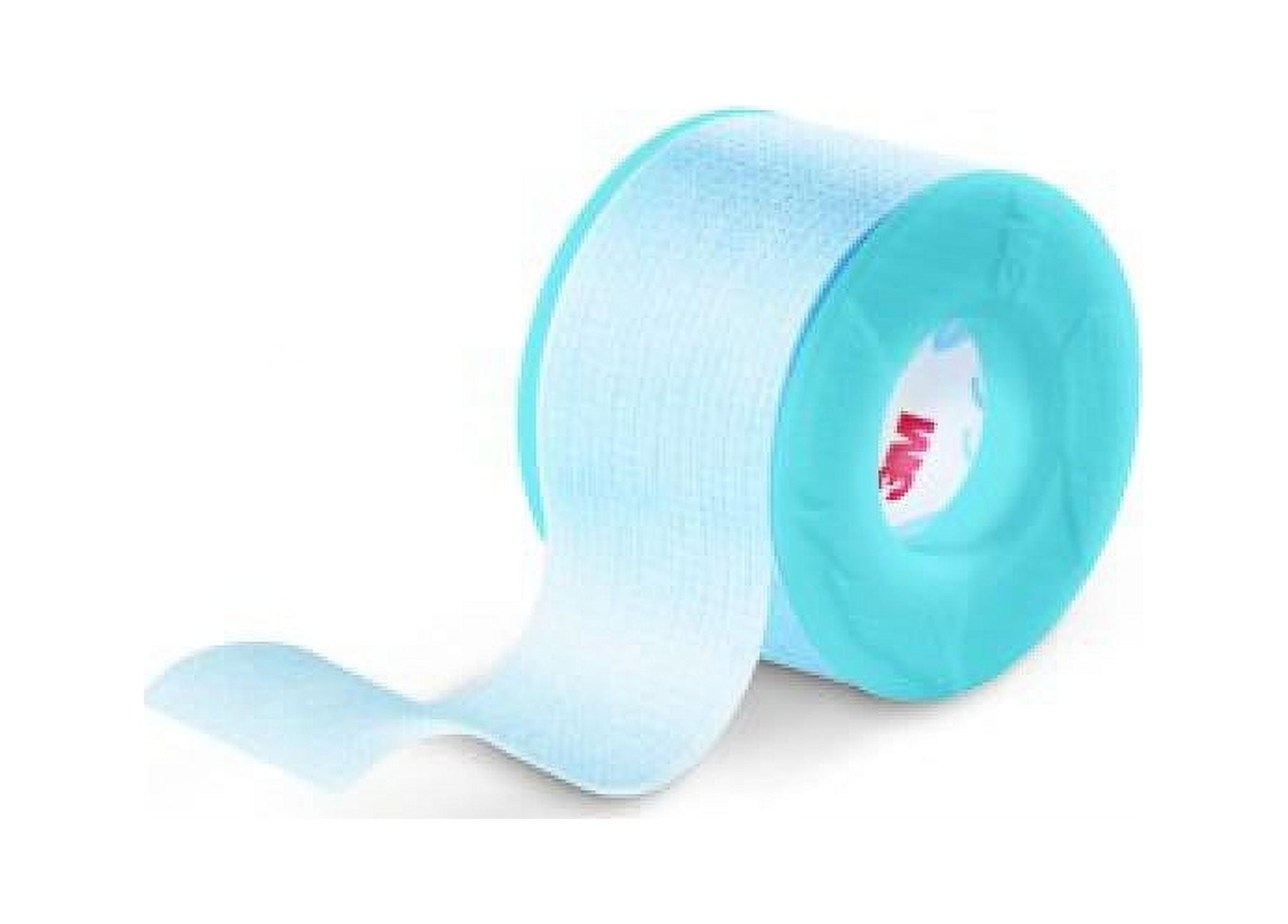 3M Micropore S Surgical Tape, Silicone, Skin Friendly, 2 In. x 1.5 Yd., Blue, Roll, Non-Sterile, 5 Count