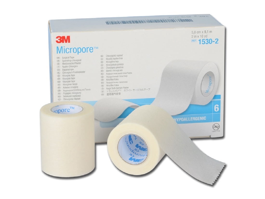 3M Micropore Surgical Paper Tape, 2 Inch x 10 Yards - Case of 60