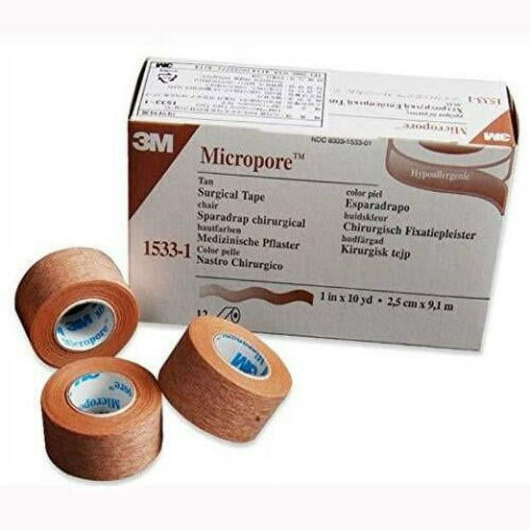 3M 1 x 10 Yard Micropore Surgical Tape