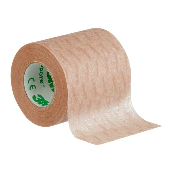 3M Micropore Surgical Tape Tan 1533-2, 2 inch x 10 yard (5cm x 9,1m), 6 rolls/box