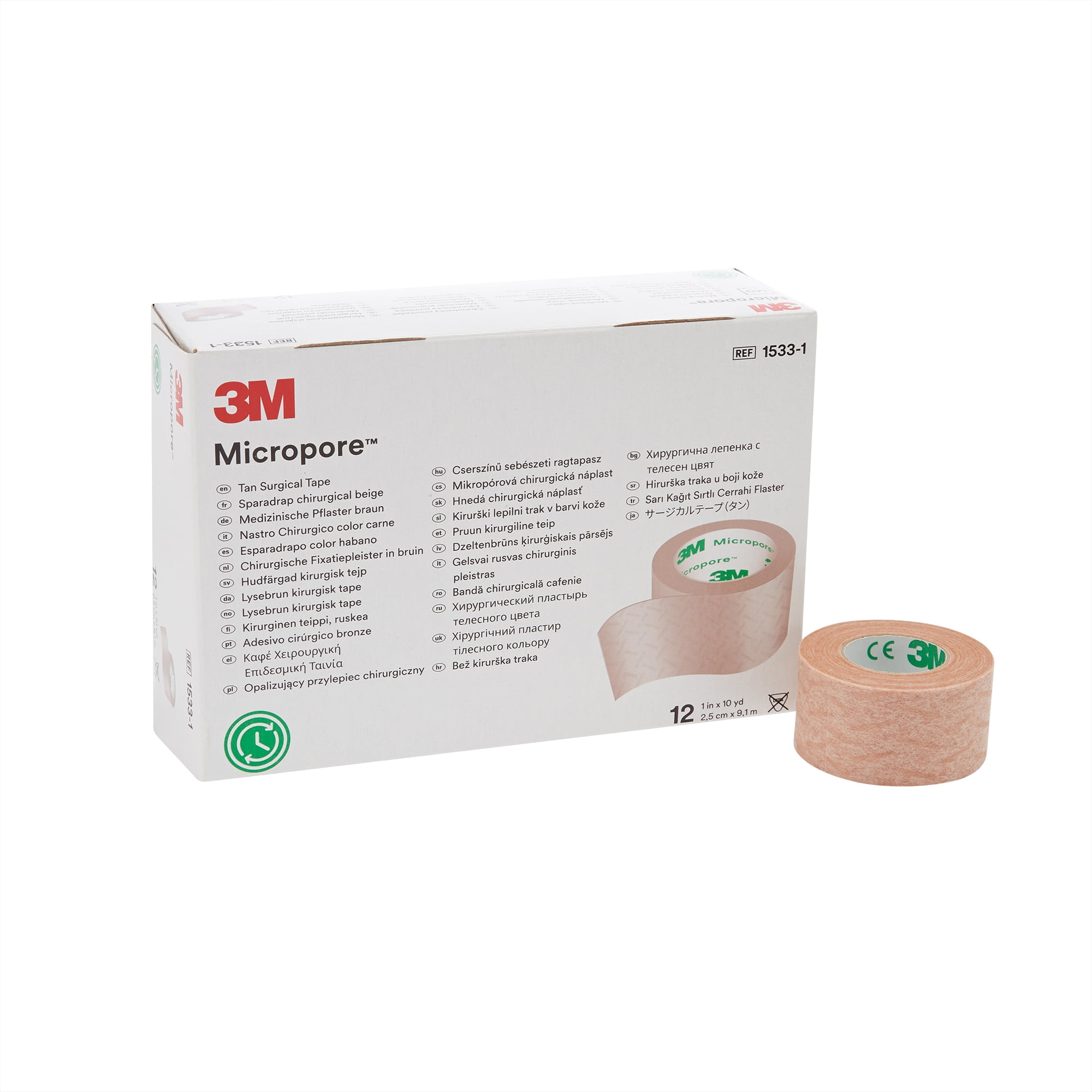 1/2in X 10yd - 3M Micropore Surgical Tape