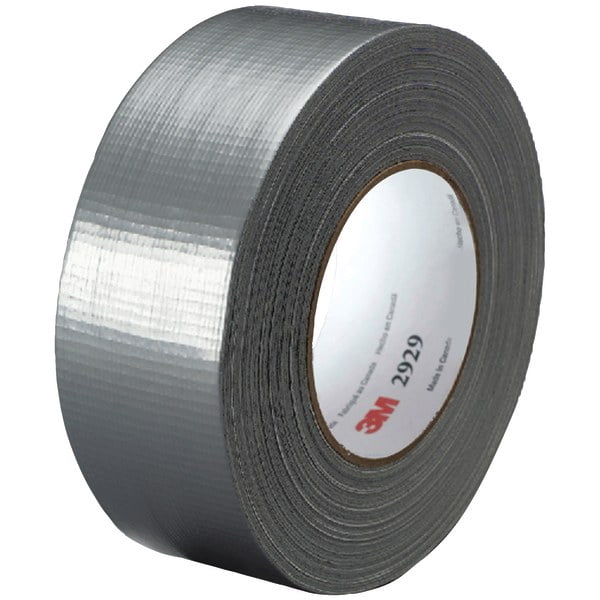 3M Utility Duct Tape 2929 Silver, 1.88 in x 50 yd 5.8 mils (Pack of 1)