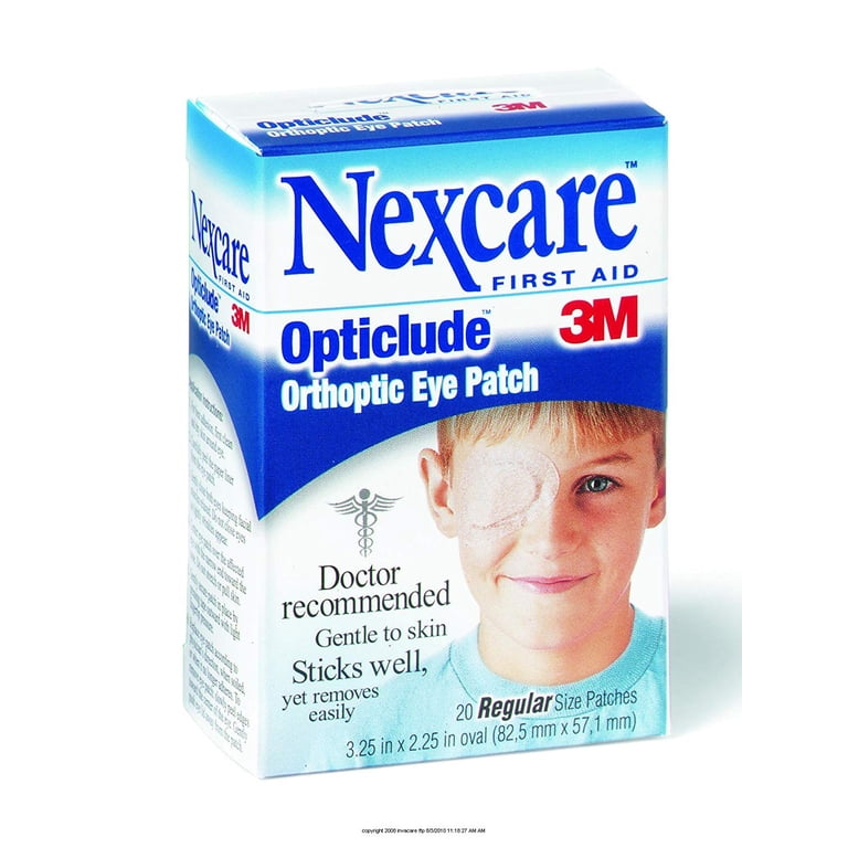3M Nexcare Opticlude Orthoptic Eye Patch Regular 3-1/4