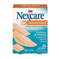 thumbnail image 1 of 3M Nexcare Waterproof Cushioned Foam Bandages, Assorted Sizes, 20 Ea, 3 Pack, 1 of 1