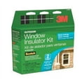 3M Outdoor Window Insulator Kit, Clear Film, Clear Mounting Tape, Fits Two 3' x 5' Windows