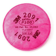 3M P100 Air-Purifying Respirator 70070614410, 2 Piece