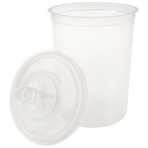 3M PPS Lid & Liner Kit, 16024, Large (28 fl oz), 200 Micron Filter, 25 Lids & Liners per kit