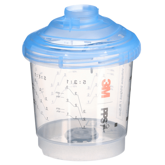 3M Spray Cups Kit 26261, Mini (8.5 fl oz, 250 ml), 200 Micron Filter