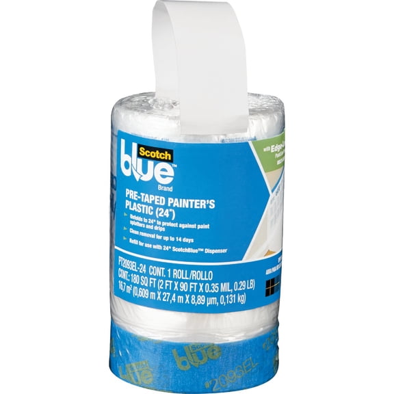 3M PT2093EL-24 Pre-Taped Painter's Plastic