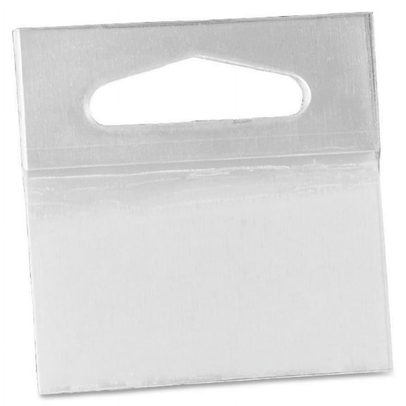 3M Pad Hang Tabs - 10 Tab(s) - 2" Tab Height x 2" Tab Width - Self-adhesive - Clear Polyester Tab(s) - 50 / Box | Bundle of 2 Boxes
