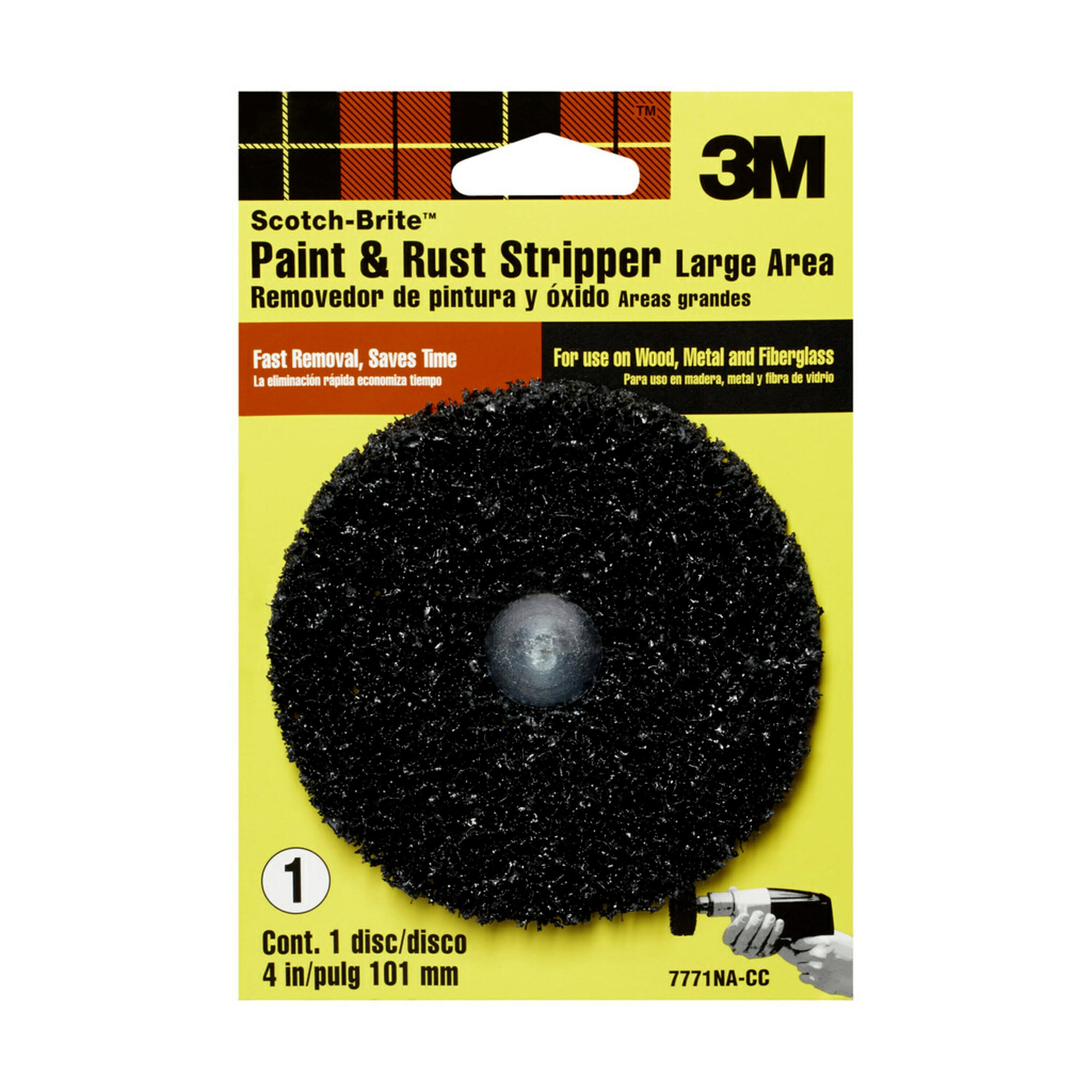 3M Paint and Rust Stripper, 4 in. Diameter, 1 Disc/Pack - image 1 of 4