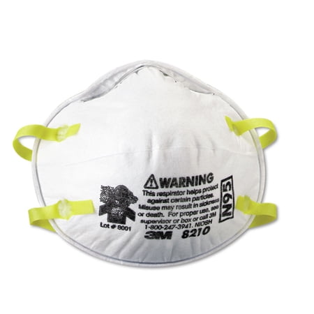 3M Particulate Respirator 8210, N95, Box of 20