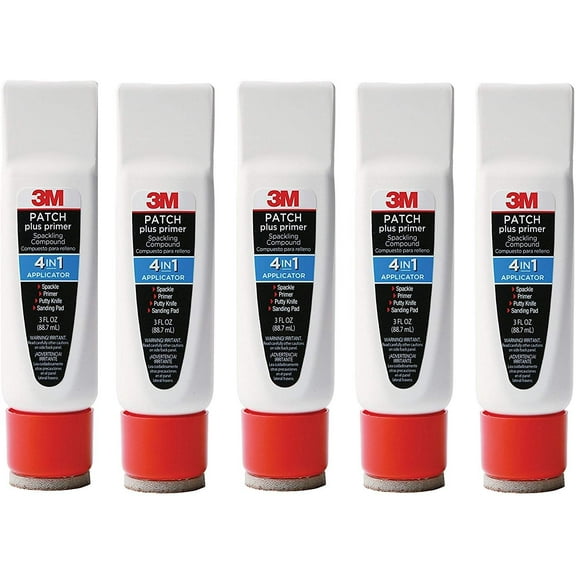 3M Patch Plus Primer 4-in-1, 5 Tubes 3 fl. oz.