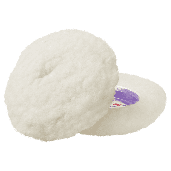 3M Perfect-It Low Lint Wool Compounding Pad 4 Inch, 30040, Single Sided