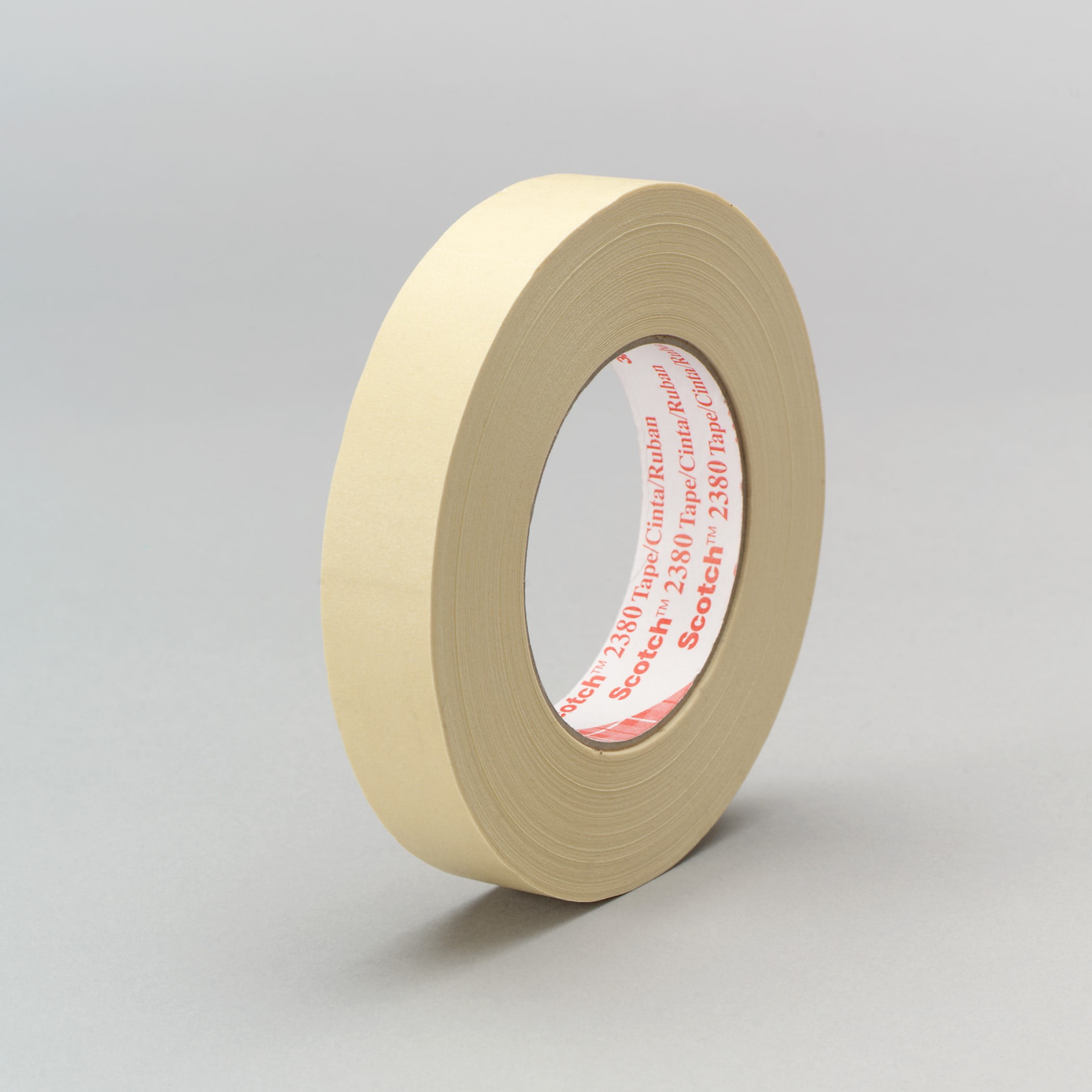 3M Performance Masking Tape 2380 Tan, 72 mm x 55 m 7.2 mil, 12 per case Bulk