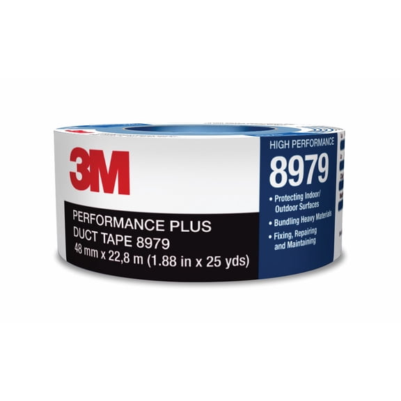 3M Performance Plus Duct Tape 8979 Slate Blue, 144 mm x 54.8 m 12.1 mil, 6 per case