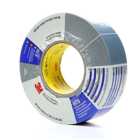 3M Performance Plus Duct Tape 8979, Slate Blue, 48 mm x 54.8 m 12.1 mil, 24 per case, Conveniently Packaged