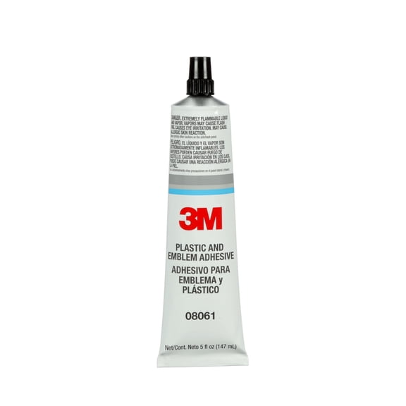 3M Plastic and Emblem Adhesive, 08061, 5 oz Tube, 6 per case