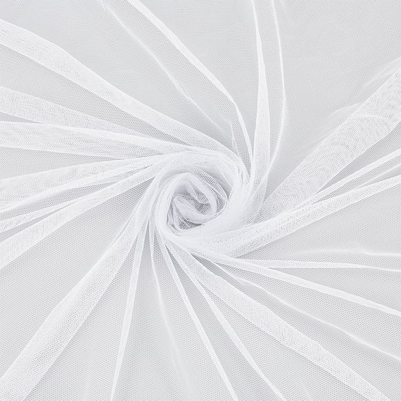 3M Polyester Mesh Fabrics for DIY Craft Accessories White 300x160x0.01cm