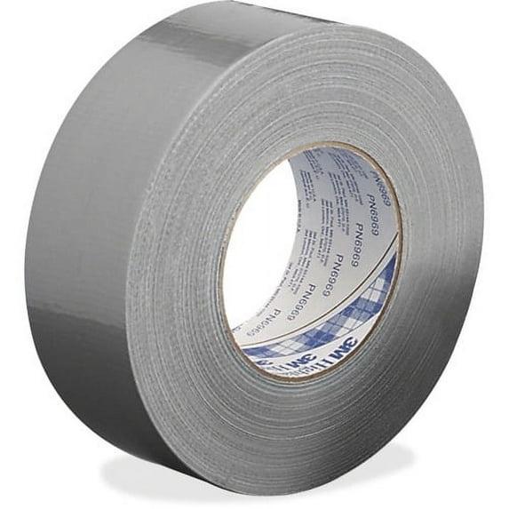 3M Polyethylene Coated Duct Tape 1.88" Width x 60 yd Length - 3" Core - Rubber - 8.60 mil - Polyethylene Coated Cloth Backing - 1 / Roll - Silver